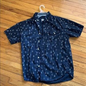 Short sleeve beach attire button down